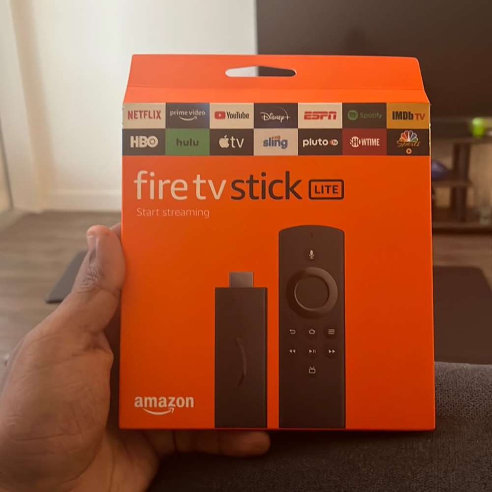 Amazon - Fire TV Stick Lite (no TV controls) | HD streaming device -
Black